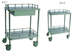 不銹鋼治療車Ⅰ型（有抽、無抽）B311、B312