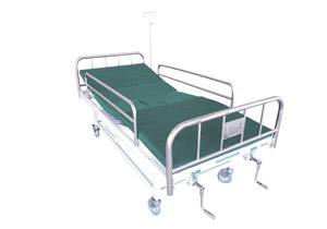 不銹鋼、噴塑混合型多功能護理床D221