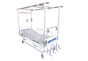 不銹鋼、噴塑混合型骨科牽引床D291